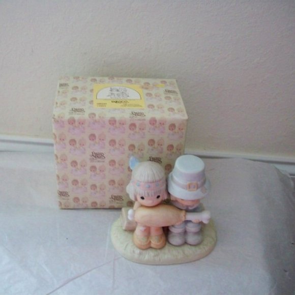 Precious Moment 1986 Brotherly Love Figurine Box